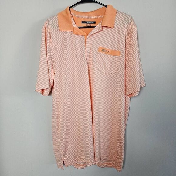 Greg Norman Striped Polo - Picture 1 of 7